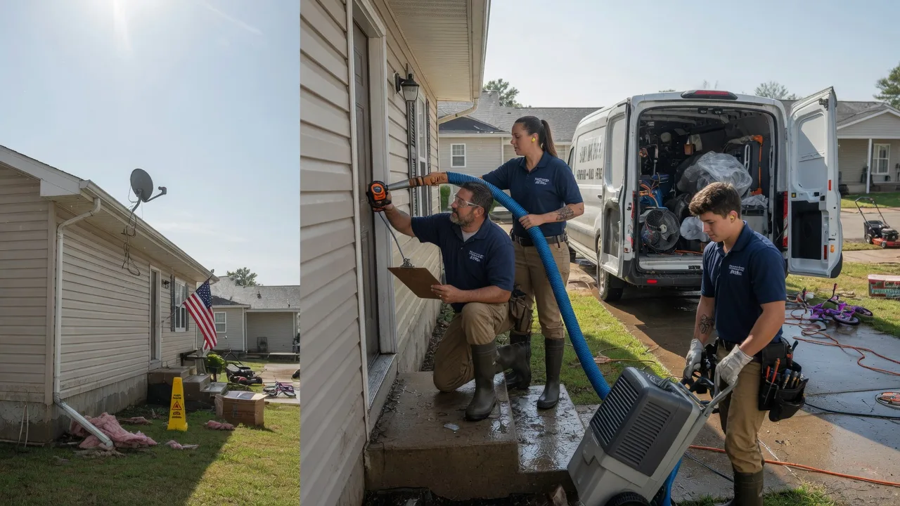 Ceiling Water Damage Restoration in Goldston, NC near me